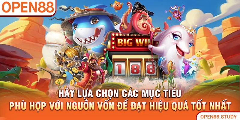 Hãy lựa chọn các mục tiêu phù hợp với nguồn vốn để đạt hiệu quả tốt nhất